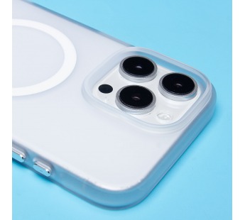 Чехол-накладка - SM038 SafeMag для "Apple iPhone 16 Pro Max" (white/matte transparent) (238600)#2109880