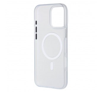 Чехол-накладка - SM038 SafeMag для "Apple iPhone 16 Pro Max" (white/matte transparent) (238600)#2109881