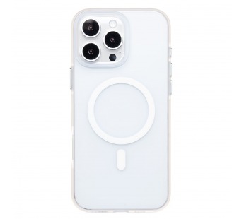 Чехол-накладка - SM038 SafeMag для "Apple iPhone 16 Pro Max" (white/matte transparent) (238600)#2109883