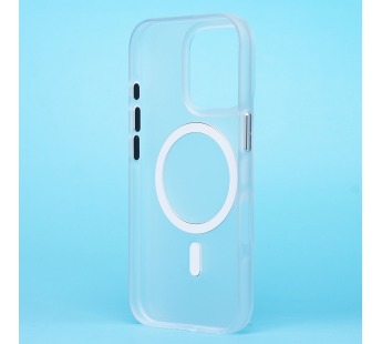 Чехол-накладка - SM038 SafeMag для "Apple iPhone 16 Pro" (white/matte transparent) (238597)#2068273