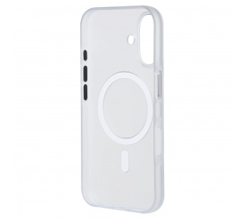 Чехол-накладка - SM038 SafeMag для "Apple iPhone 16" (white/matte transparent) (238594)#2109874
