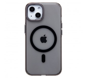 Чехол-накладка - SM039 SafeMag для "Apple iPhone 13/iPhone 14" (black/transparent) (238605)#2067913