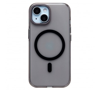 Чехол-накладка - SM039 SafeMag для "Apple iPhone 15" (black/transparent) (238607)#2067914