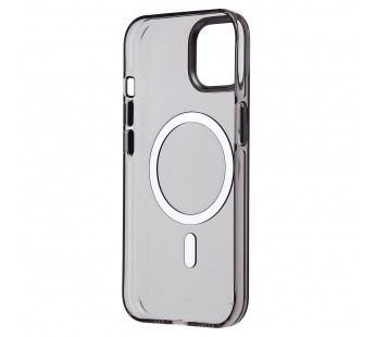 Чехол-накладка - SM039 SafeMag для "Apple iPhone 15" (black/transparent) (238607)#2073680