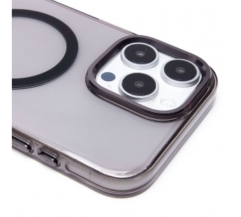 Чехол-накладка - SM039 SafeMag для "Apple iPhone 16 Pro Max" (black/transparent) (238615)#2110026