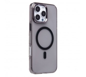 Чехол-накладка - SM039 SafeMag для "Apple iPhone 16 Pro Max" (black/transparent) (238615)#2110027