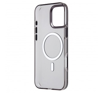 Чехол-накладка - SM039 SafeMag для "Apple iPhone 16 Pro Max" (black/transparent) (238615)#2073678