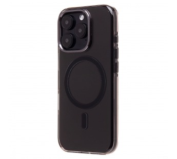 Чехол-накладка - SM039 SafeMag для "Apple iPhone 16 Pro" (black/transparent) (238613)#2073677