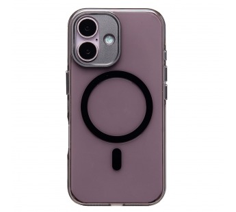 Чехол-накладка - SM039 SafeMag для "Apple iPhone 16" (black/transparent) (238611)#2067899