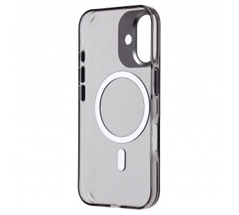 Чехол-накладка - SM039 SafeMag для "Apple iPhone 16" (black/transparent) (238611)#2073674