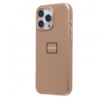 Чехол-накладка ORG SM002 экокожа SafeMag для "Apple iPhone 16 Pro Max" (desert gold) (238666)#2075680