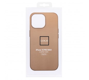 Чехол-накладка ORG SM002 экокожа SafeMag для "Apple iPhone 16 Pro Max" (desert gold) (238666)#2110021