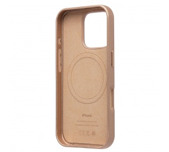 Чехол-накладка ORG SM002 экокожа SafeMag для "Apple iPhone 16 Pro" (desert gold) (238667)#2075677