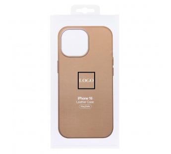 Чехол-накладка ORG SM002 экокожа SafeMag для "Apple iPhone 16" (desert gold) (238668)#2110022