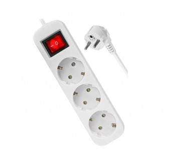 Удлинитель DEFENDER S350 3 розетки, с/з, выключатель ,5.0 м#2112390