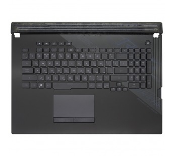 Топ-панель 90NR03D2-R31190 для Asus черная с RGB-подсветкой (поклавишная настройка)#2067203