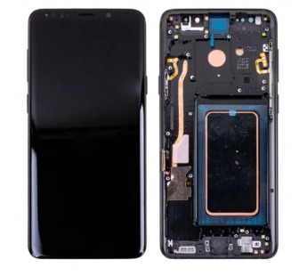 Дисплей для Samsung Galaxy S9+ (G965F) модуль с рамкой Черный - (OLED)#2080047
