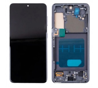 Дисплей для Samsung Galaxy S21 (G991B) модуль с рамкой Серый - (In-Cell)#2080060