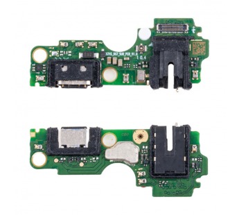 Шлейф для Tecno Spark 20C (BG7n) плата на системный разъем/разъем гарнитуры/микрофон - Премиум#2074076