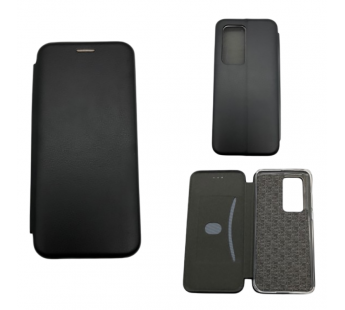 Чехол Huawei P40 Pro (2020) Книжка Stylish Кожа Черный#2088551