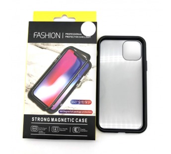 Чехол iPhone 11 Pro Противоударный Магнитный 360 Черный#2077488