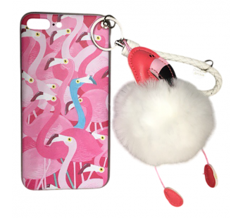 Чехол iPhone 7 Plus/8 Plus фламинго#2067528