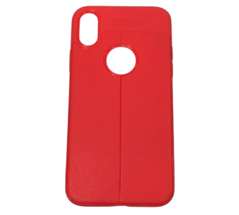 Чехол iPhone X/XS силикон Focus красный#2067527