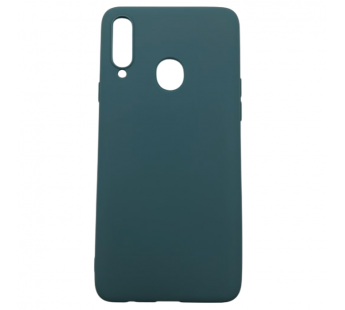 Чехол Samsung A20S (2019) Силикон Матовый Морская Волна#2067496