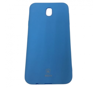 Чехол Samsung J7 (2017)/J730F Siberia MIX голубой Soft touch#2067480