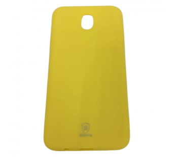 Чехол Samsung J7 (2017)/J730F Siberia MIX желтый Soft touch#2067481