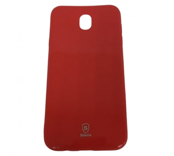 Чехол Samsung J7 (2017)/J730F Siberia MIX красный Soft touch#2067483