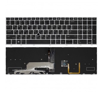 Клавиатура L29635-251 для HP черная с подсветкой#2067768