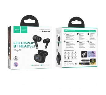 Беспроводные Bluetooth-наушники Hoco EQ2 Plus (черный)#2068150