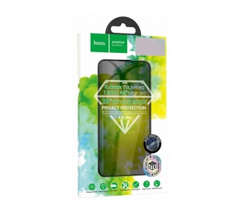 Защитное стекло Hoco A34 Plus IPhone 16 Pro, с защитой от пыли, антишпион, цвет черный#2088569