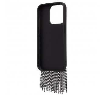 Чехол-накладка - PC095 POSH SHINE для "Apple iPhone 15 Pro" кристальный водопад (black t (237162)#2071737
