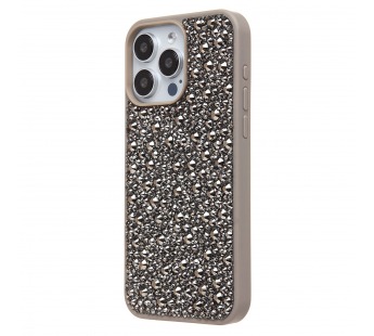 Чехол-накладка - PC096 POSH SHINE для "Apple iPhone 15 Pro Max" капли дождя (gray titanium) (237157)#2071709