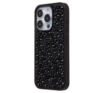 Чехол-накладка - PC096 POSH SHINE для "Apple iPhone 15 Pro" капли дождя (black titanium) (237165)#2071771