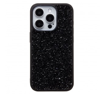 Чехол-накладка - PC096 POSH SHINE для "Apple iPhone 15 Pro" капли дождя (black titanium) (237165)#2071772