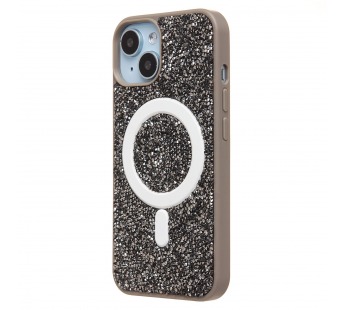 Чехол-накладка - SM029 POSH SHINE SafeMag для "Apple iPhone 14/iPhone 13" россыпь кристаллов(237178)#2071733
