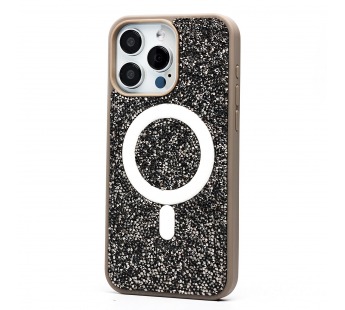 Чехол-накладка - SM029 POSH SHINE SafeMag для "Apple iPhone 15 Pro Max" россыпь кристаллов ((237151)#2070896
