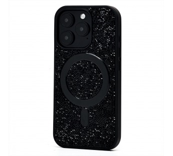 Чехол-накладка - SM029 POSH SHINE SafeMag для "Apple iPhone 16 Pro" россыпь кристаллов (blac(237132)#2073621