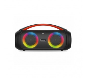 Портативная колонка SMARTBUY ILLUSION (Bluetooth/USB/PD/FM/TF/AUX/LED подсв/микроф/ПДУ/40Вт) черная#2068533