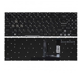 Клавиатура MSI Bravo 17 C7VE черная c белой подсветкой#2068522