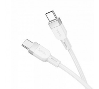Кабель Type-C - Type-C HOCO X109 60W 3A, 1м белый#2069727
