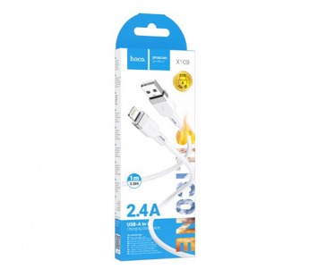 Кабель USB - Apple Lightning HOCO X109 2.4A, 1м белый#2069721