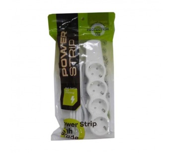 Удлинитель POWER STRIP F05, 4 гнезда, 8 метра, 16А с заземлением#2069838