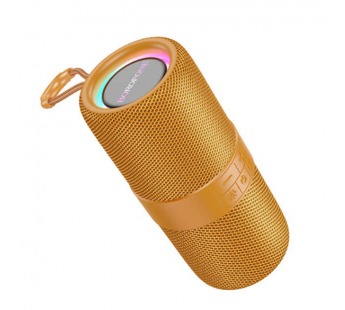 Портативная колонка BOROFONE BR41 (Bluetooth/USB/TF/AUX/5Вт/LED подсветка) оранжевая#2074816