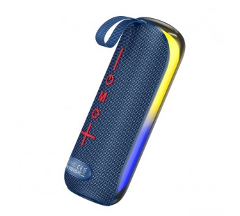 Портативная колонка BOROFONE BR44 (Bluetooth/USB/TF/AUX/5Вт/светящаяся) синяя#2074822