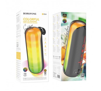 Портативная акустика BOROFONE BR44 (Bluetooth/USB/TF/AUX/5Вт/светящаяся) черная#2074819