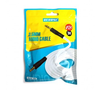 Кабель AUX RECRSI 09 (1m) белый#2093756